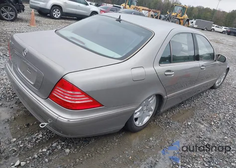 2003 Mercedes-Benz S 430 z USA, uszkodzony, nr VIN WDBNG70J13A341195